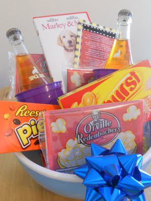 Check out this gift basket at http://darlingdoodles.blogspot.com/2011/08/lights-camera-action.html