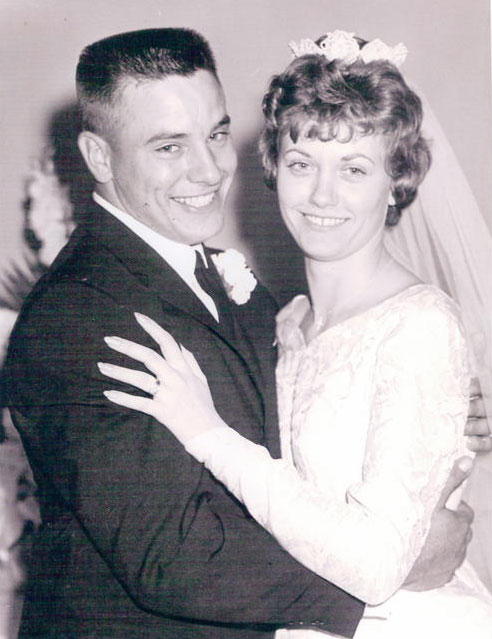 Uncle Cletus and Aunt Gerrie on their wedding day. 