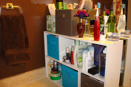 Nice and neat storage for beauty products